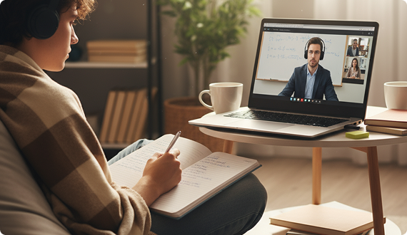 online course session